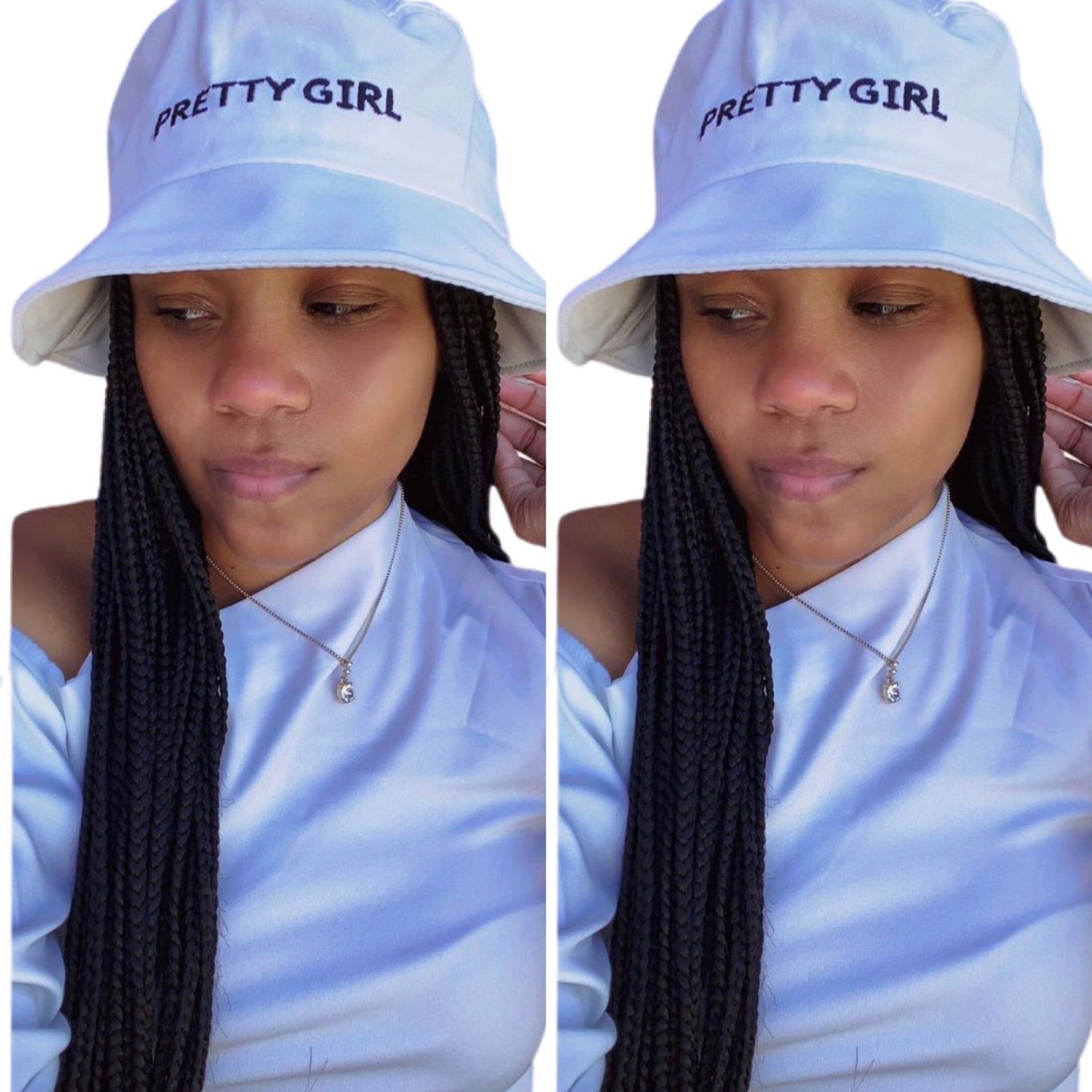 AdoreHER PG Bucket Hat-White