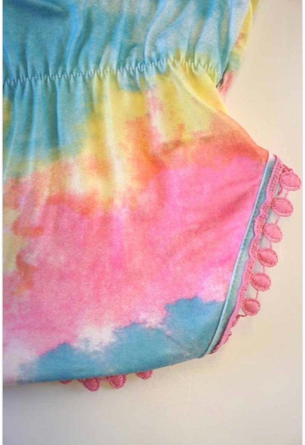Weekend Baby Girl Tie-Dye-Romper Set