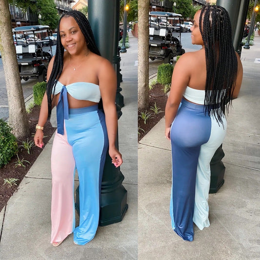 Set The Tone Color-block Set